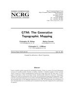 GTM: The Generative Topographic Mapping