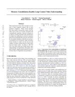 Memory Consolidation Enables Long-Context Video Understanding