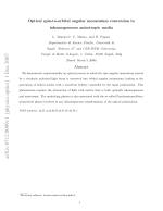 Optical spin-to-orbital angular momentum conversion in inhomogeneous anisotropic media