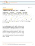 The Medical Segmentation Decathlon