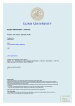 System Identification : A Survey