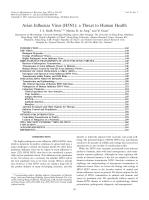 Avian Influenza Virus (H5N1): a Threat to Human Health