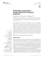 Using Deep Learning for Image-Based Plant Disease Detection