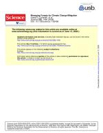 Managing Forests for Climate Change Mitigation