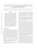 Audio Flamingo: A Novel Audio Language Model with Few-Shot Learning and Dialogue Abilities