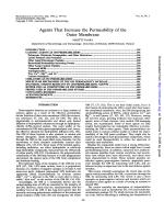 Agents That Increase the Permeability of the Outer Membrane