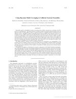 Using Bayesian Model Averaging to Calibrate Forecast Ensembles