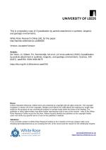 Crystallization by particle attachment in synthetic, biogenic, and geologic environments