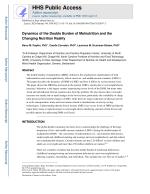 Dynamics of the Double Burden of Malnutrition and the Changing Nutrition Reality