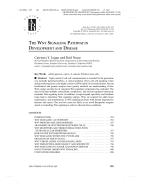 THE WNT SIGNALING PATHWAY IN DEVELOPMENT AND DISEASE