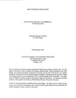 PROTECTION FOR SALE: AN EMPIRICAL INVESTIGATION