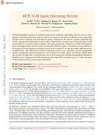 AIOS: LLM Agent Operating System