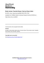 Book review: Feminist Queer Crip by Alison Kafer