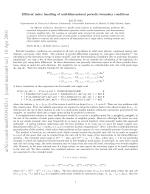 Efficient index handling of multidimensional periodic boundary conditions