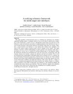 A unifying reference framework for multi-target user interfaces