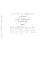 Complex Patterns in a Simple System