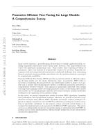 Parameter-Efficient Fine-Tuning for Large Models: A Comprehensive Survey
