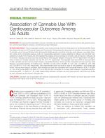 Association of Cannabis Use With Cardiovascular Outcomes Among US Adults