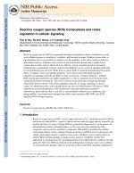 Reactive oxygen species (ROS) homeostasis and redox regulation in cellular signaling