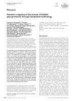 Precision mapping of the human O-GalNAc glycoproteome through SimpleCell technology