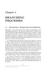 BRANCHING PROCESSES