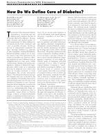 How Do We Define Cure of Diabetes?