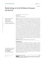 Epidemiology of atrial fibrillation: European perspective