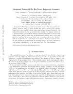 Quantum Nature of the Big Bang: Improved dynamics