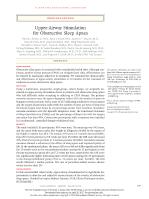 Upper-Airway Stimulation for Obstructive Sleep Apnea