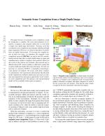 Semantic Scene Completion from a Single Depth Image