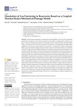 Simulation of Gas Fracturing in Reservoirs Based on a Coupled Thermo-Hydro-Mechanical-Damage Model