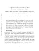 The Evolution of Statistical Induction Heads: In-Context Learning Markov Chains