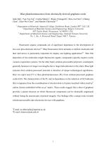 Blue photoluminescence from chemically derived graphene oxide