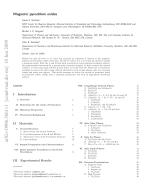 Magnetic pyrochlore oxides