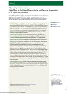 Clinical Course, Antifungal Susceptibility, and Genomic Sequencing of Trichophyton indotinea
