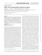 SOAP: short oligonucleotide alignment program