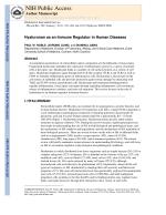 Hyaluronan as an Immune Regulator in Human Diseases