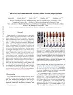 Coarse-to-Fine Latent Diffusion for Pose-Guided Person Image Synthesis