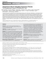 Zinpentraxin Alfa for Idiopathic Pulmonary Fibrosis The Randomized Phase III STARSCAPE Trial