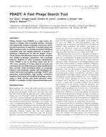 PHAST: A Fast Phage Search Tool