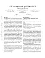 KGAT: Knowledge Graph Attention Network for Recommendation