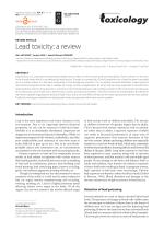 Lead toxicity: a review