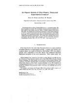 On Players' Models of Other Players: Theory and Experimental Evidence