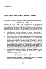 NONLINEAR FRACTIONAL PROGRAMMING