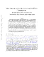 Chain of Thought Empowers Transformers to Solve Inherently Serial Problems