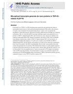 Mis-spliced transcripts generate de novo proteins in TDP-43–related ALS/FTD