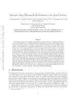 Hydragen: High-Throughput LLM Inference with Shared Prefixes