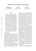 Bidirectional LSTM-CRF Models for Sequence Tagging