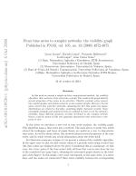 From time series to complex networks: the visibility graph