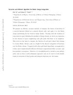 Accurate and efficient algorithm for Bader charge integration
